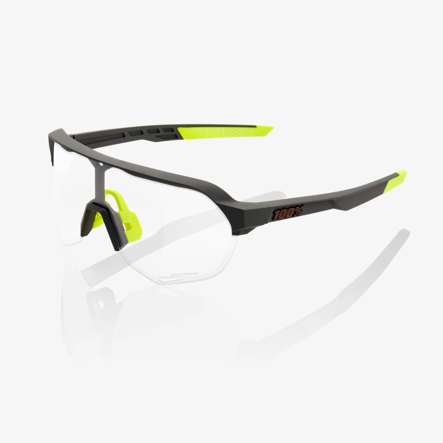 Brýle 100% S2 Soft Tact Cool Grey Photochromic