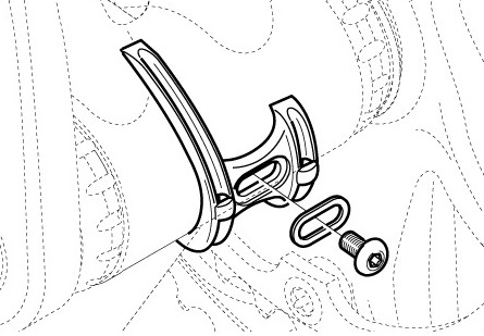 CAMPAGNOLO Plastový skluz pod rám campagnolo