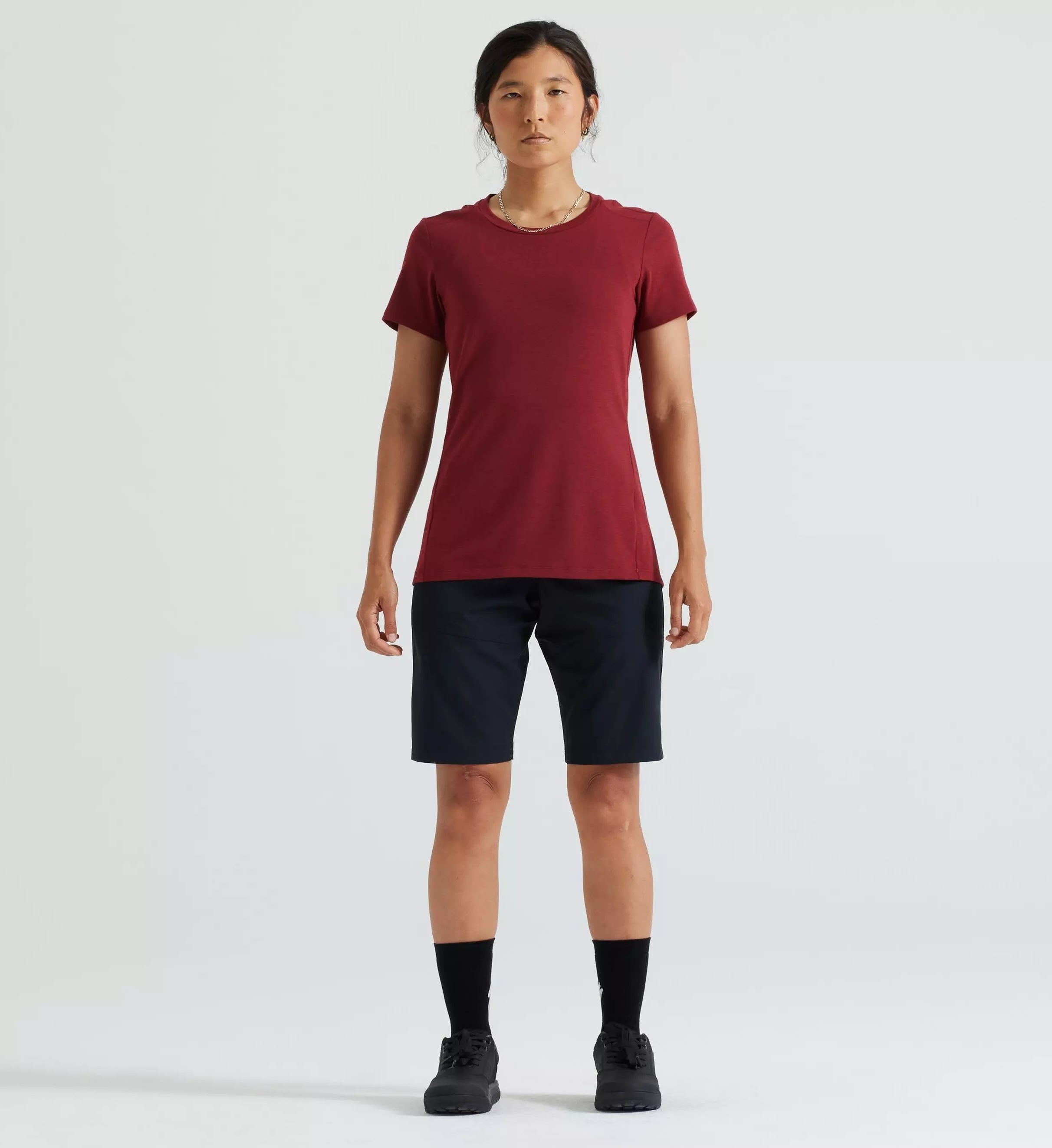 SPECIALIZED Dámský dres specialized trail jersey ss garnet red m