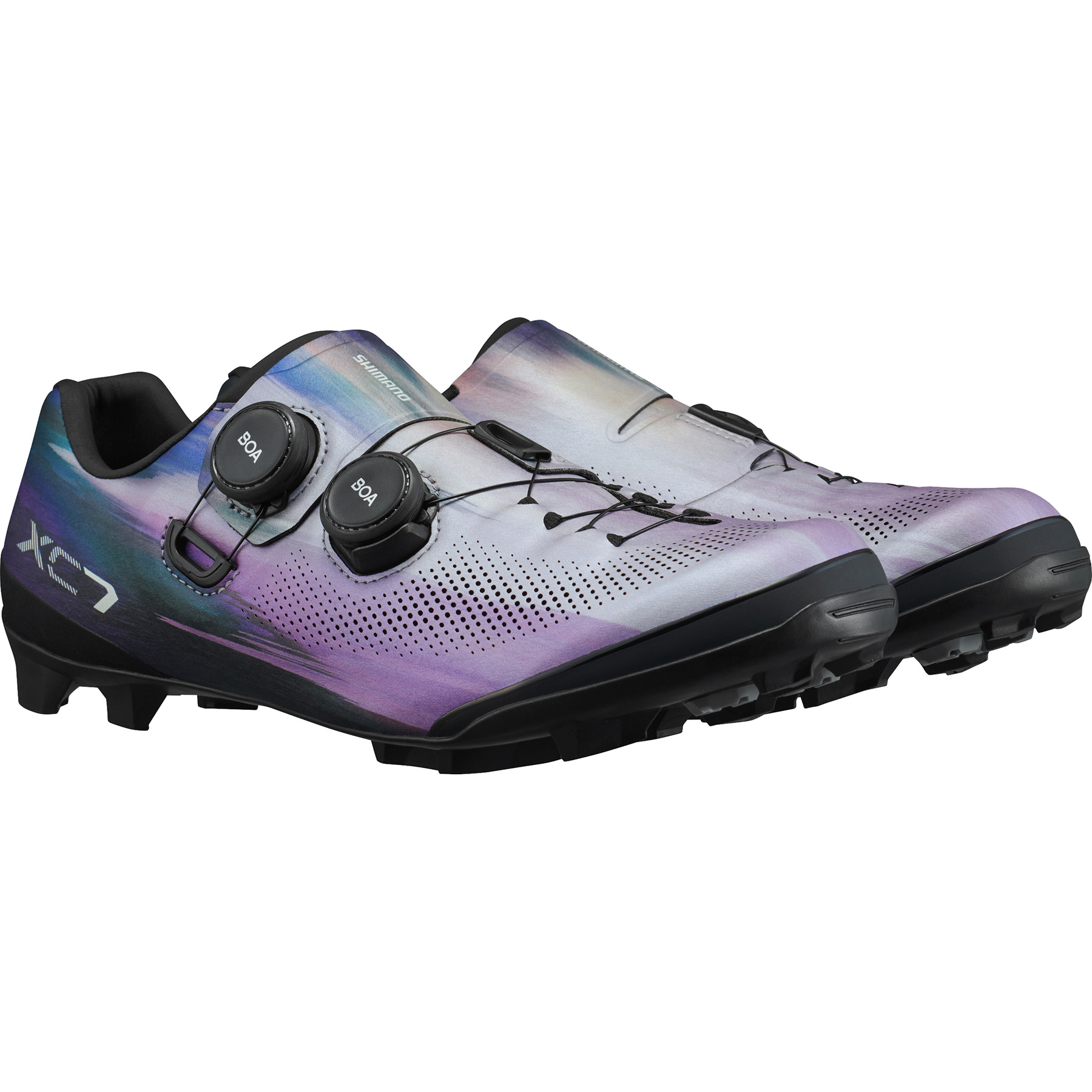 SHIMANO Tretry shimano sh-xc703 duhové 47