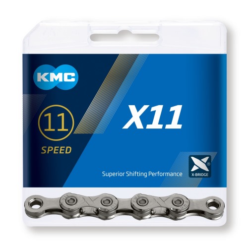 Řetěz KMC X11 Grey 11s 118 článků