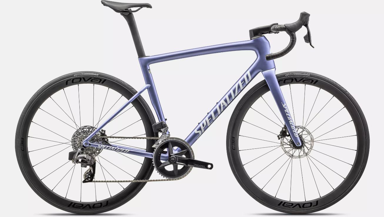 Silniční kolo SPECIALIZED Tarmac SL8 Expert Satin Powder Indigo Silver Dust/White 2024 44