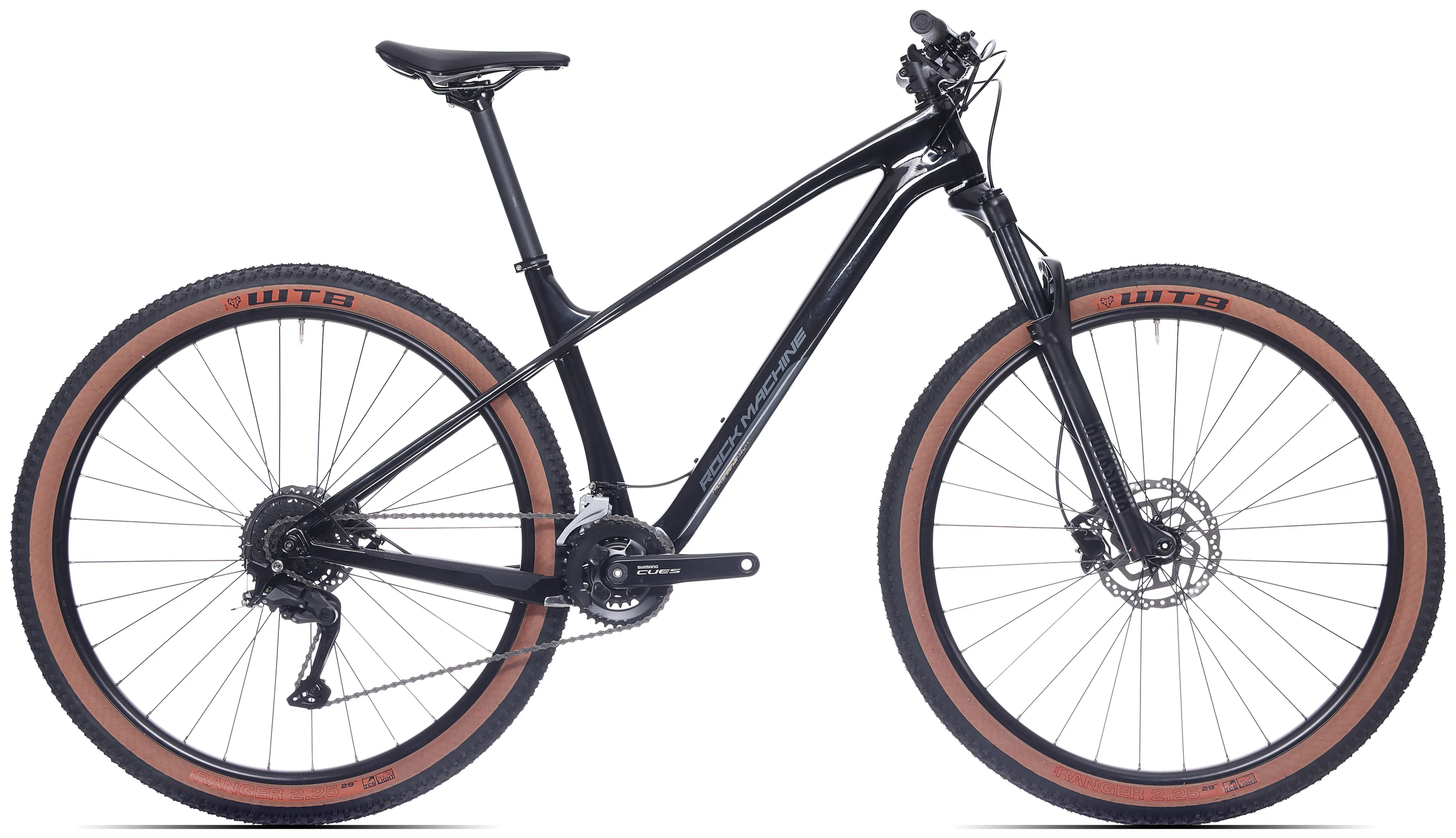 ROCK MACHINE Horské kolo rock machine blizz cr 20 gloss basalt black m