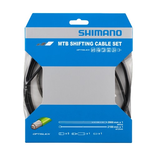 Sada řadících lanek a bowdenů SHIMANO OT-SP41 Optislick MTB 1x12