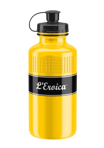 Bidon ELITE Vintage L Eroica Squeeze Yellow 550 ml