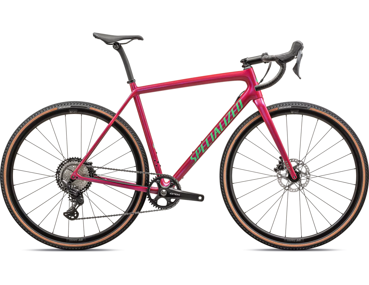 Gravel kolo SPECIALIZED Crux Comp VIVPNK/EGRN 56