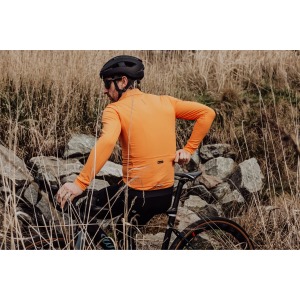 Dres FORCE ENDLESS dlouhý rukáv, oranžový (4)