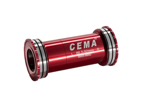 Středové složení CEMABEARING BB86-BB92 Ceramic Interlock 24mm Red