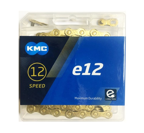 Řetěz KMC e12 TiN Gold 130 článků
