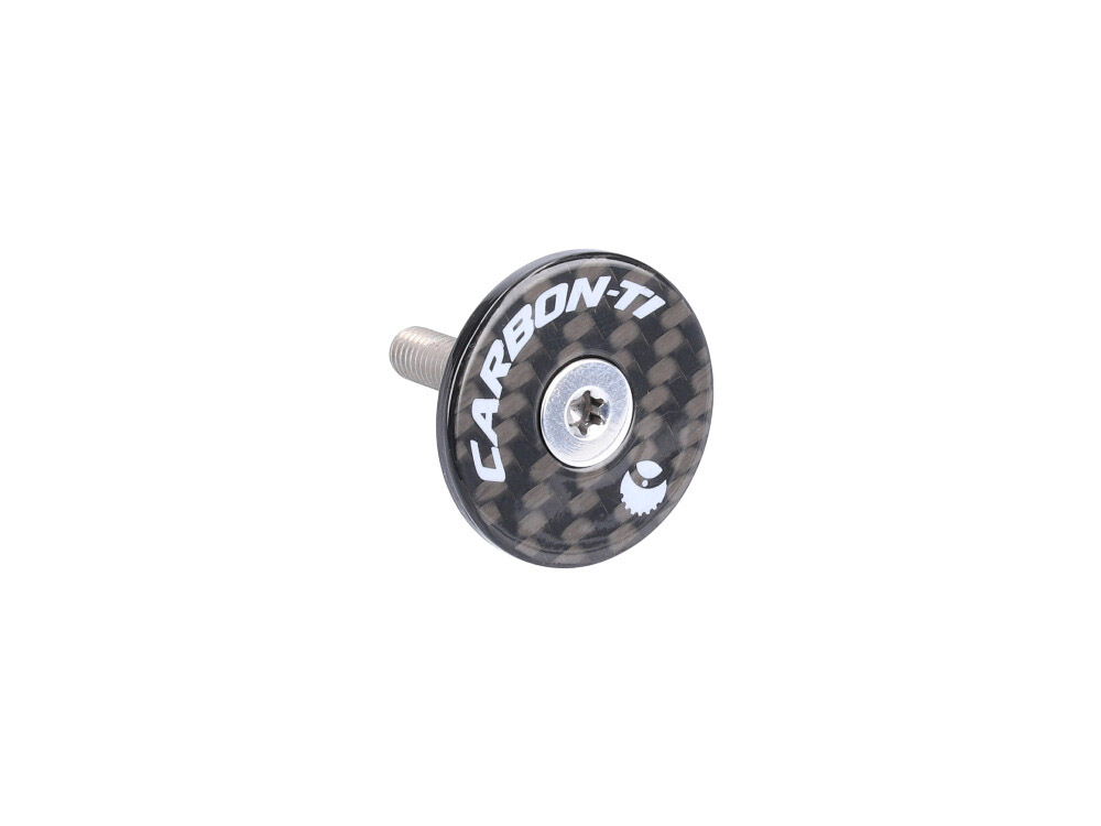 CARBON-TI Víčko hlavového složení carbon-ti x-cap carbon / stříbrný šroub