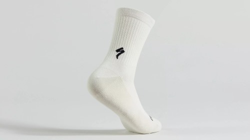 Ponožky SPECIALIZED Cotton Tall Sock White Mountains 1