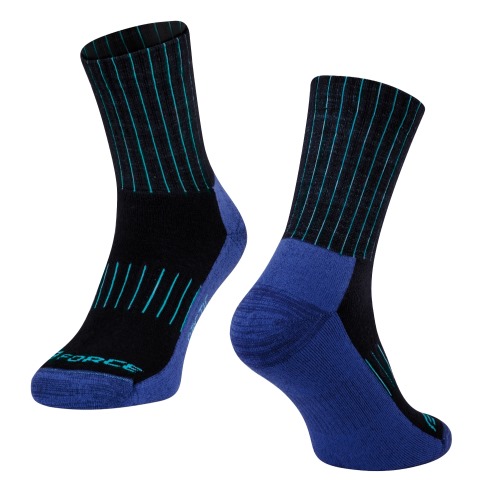 Ponožky FORCE Arctic modré