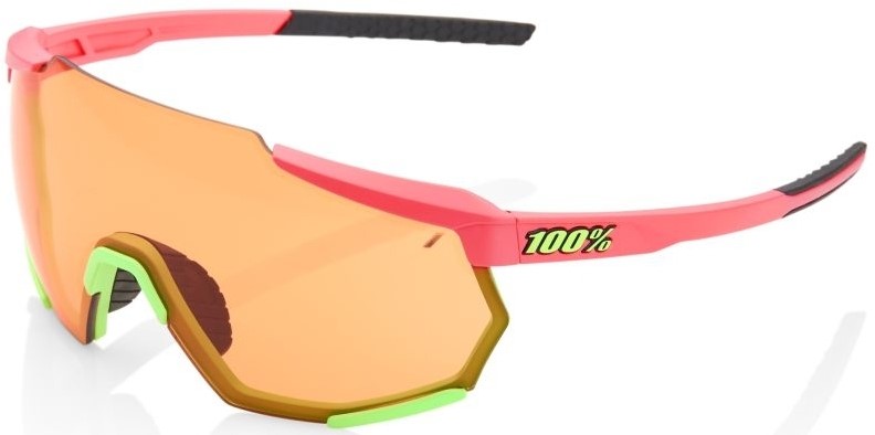 Brýle 100% Racetrap Matte Washed Out Neon Pink/Persimmon 1