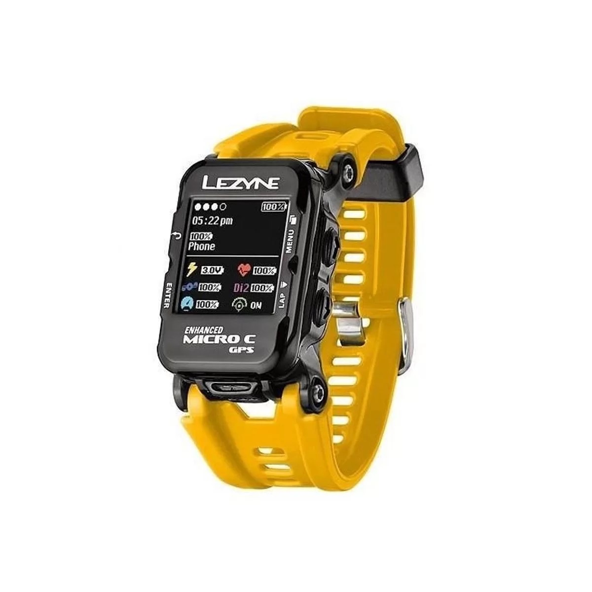 Sportovní hodinky LEZYNE Micro C GPS Yellow