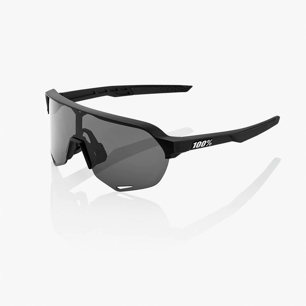 Brýle 100% S2 Soft Tact Black/Smoke