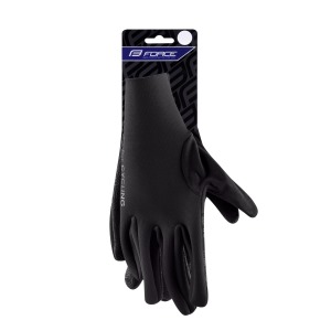 Zimní rukavice FORCE ASPECT neopren černé 2 (1)