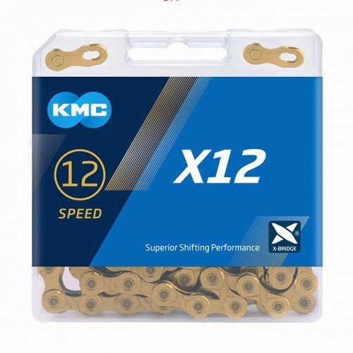 Řetěz KMC X12 zlatý 126 čl.