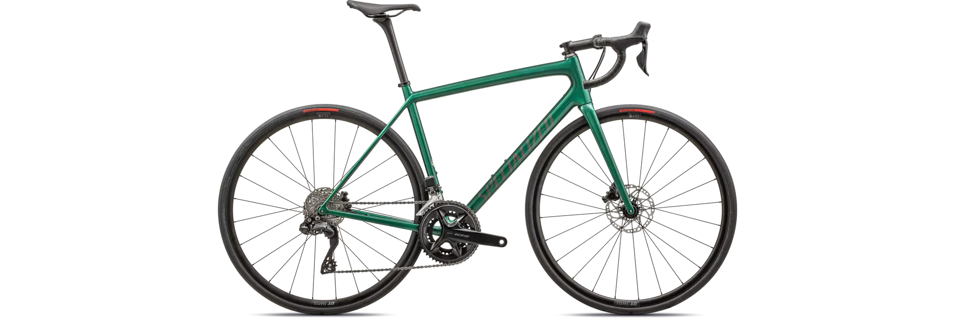 Silniční kolo SPECIALIZED Aethos Comp - Shimano 105 Di2 Pine Green Smoke 2024 52