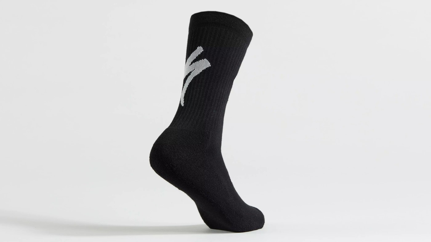 Ponožky SPECIALIZED Techno MTB Tall Black/White 1