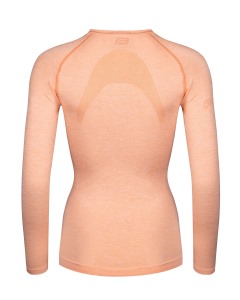 Funkční triko FORCE SOFT LADY dlouhý rukáv meruňkové 2 (1)