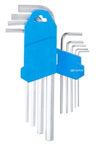 Sada inbusových klíčů FORCE ECO 9 ks 1,5-10 mm v držáku 2 (1)