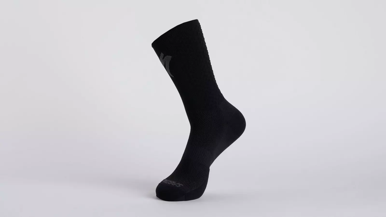 Ponožky SPECIALIZED Knit Tall Sock Black/Silver XL