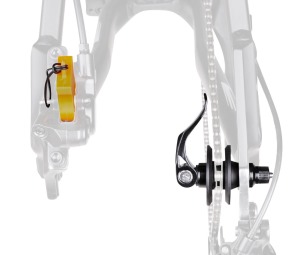 Držák řetězu FORCE místo zadního kola Al - plast